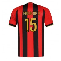 Moški Nogometni dresi OGC Nice Youssoufa Moukoko #15 Domači 2024-25 Kratek Rokav